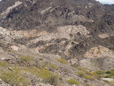 Intrusions de Pegmatites, Molinos, Argentine.