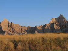Site de Cedar Pass dans le Badlands N.P.