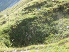 Entonnoir de dissolution dans le gypse du Petit Mont Blanc