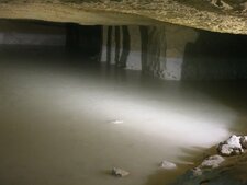 Calcite flottante, Grottes de Savonnières.