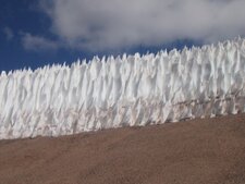 Pénitants de neige, Cordillère des Andes, Chili