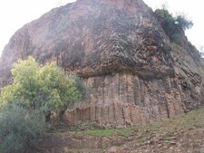 Orgues volcaniques près d