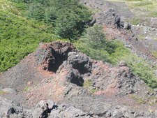 Spatter cone ou Hornitos sur le Villarrica