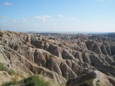Paysage des Badlands