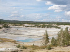 Bassins hydrothermaux de Norris, Yellowstone.