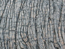 Lave pahoehoe cordée