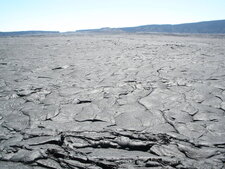 Fond de la caldera du Mauna Loa