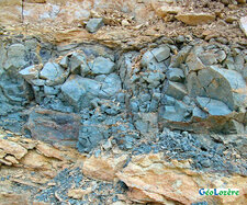 Interbanc argileux dans les calcaires dolomitiques hettangiens