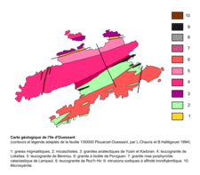 Carte géologique simplifiée de l