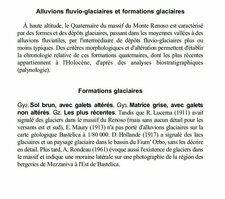 Corse - Bastelica - Mezzaniva - Formations Glaciaires