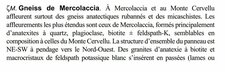 Corse - Arbori - Mercolaccia - Gneiss Anatectique