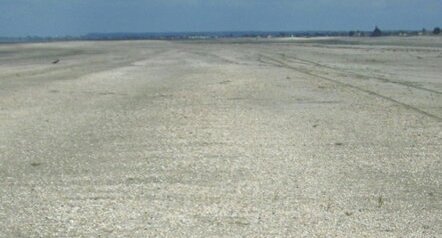 Grève de sable coquillier