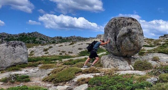 Corse - Zicavo - Plateau du Cuscionu - Chaos et Boules de Granite