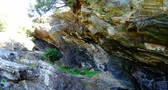 Filon de Magnétite dans la mine de Farinole (Cap Corse)