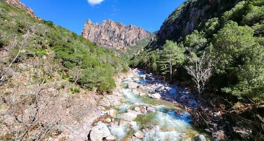 Corse - Evisa - Spelunca - Mélange Magmatique