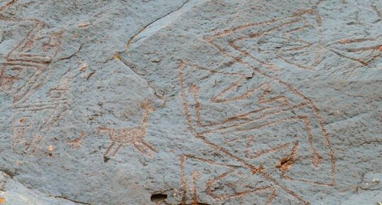 Pétroglyphe (art rupestre), Canyon de Talampaya, Argentine