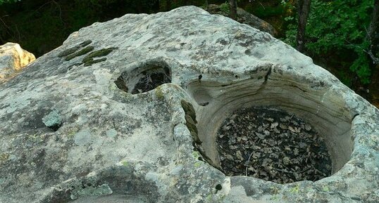 Erosion dans les grès d'Annot