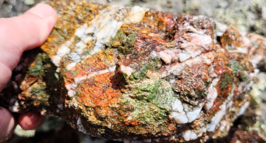 Brèche hydrothermale à quartz