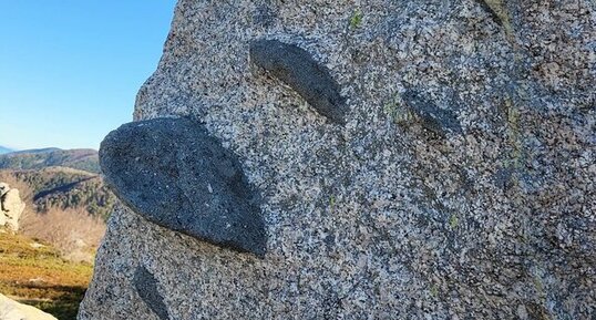 Corse - Vivario - Madonuccia - Enclaves basiques sur granit