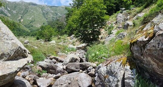 Corse - Bastelica - Mezzaniva - Formations Glaciaires