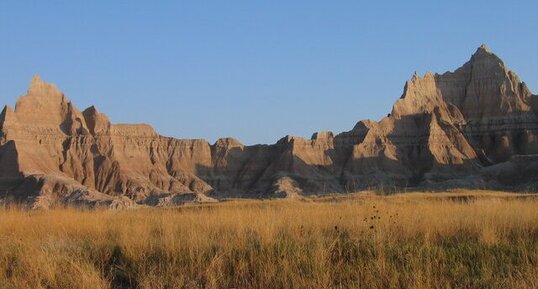 Site de Cedar Pass dans le Badlands N.P.