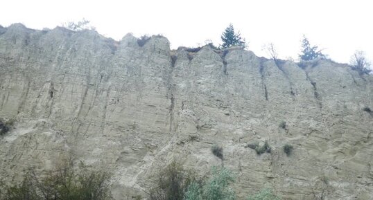Tillites glaciaires(loess), Vallée de Kelowna