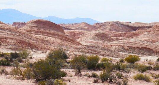 Formations gréseuses le long de la route 76, Argentine