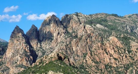 Corse - Evisa - Spelunca - Mélange Magmatique