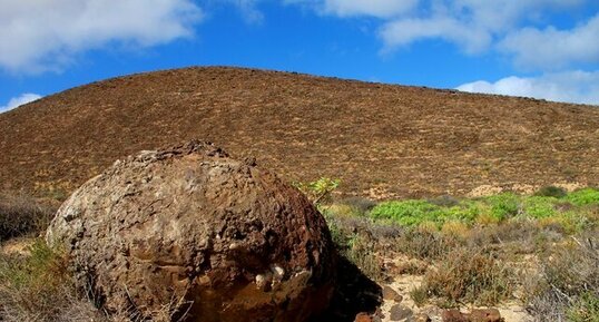 Bombe volcanique, Lanzarote (Îles Canaries)