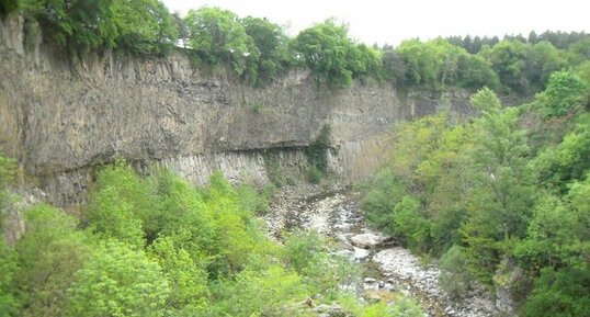 Coulée basaltique de Jaujac