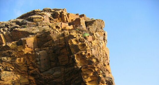 Haut de falaise à Kerdra