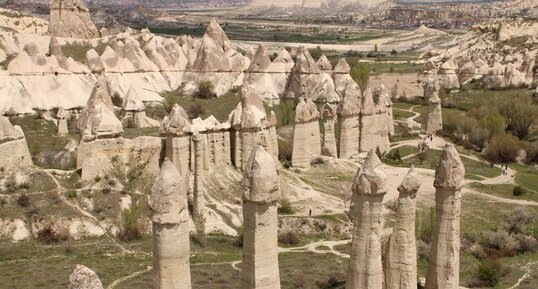 Vallée de l'Amour, paysage d'ignimbrite de la Cappadoce