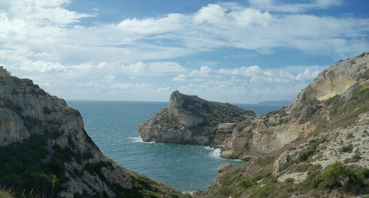 Calcaire de Cagliari - Cala Mosca (Sardaigne)