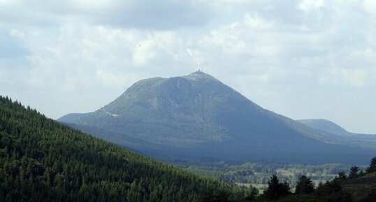 Puy de Dôme, vue du Sud