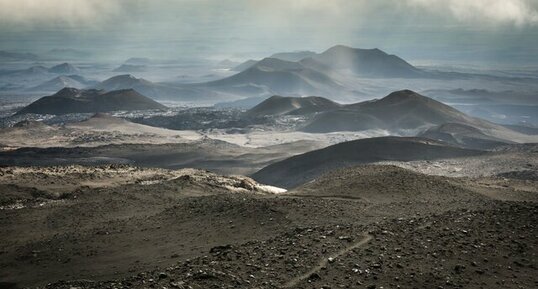 Ensemble de cônes volcaniques - Tolbatchik