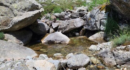 Corse - Bastelica - Mezzaniva - Formations Glaciaires