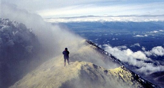 Sommet du volcan Avachinsky