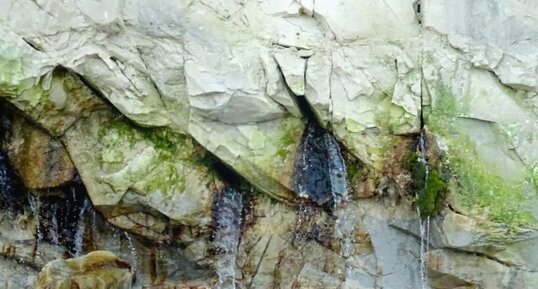 sources résurgentes dans la craie cénomanienne du Cap Blanc Nez