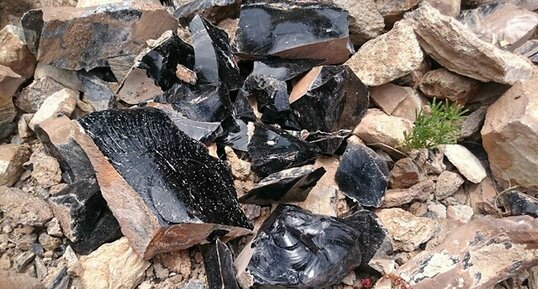 Fragments d'obsidienne