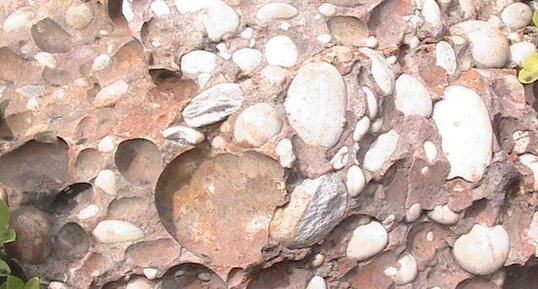 Conglomérat, Robberg Point, Afrique du Sud