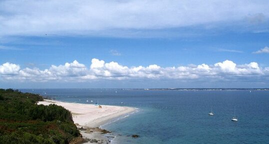 Groix - Plage convexe des Grands Sables