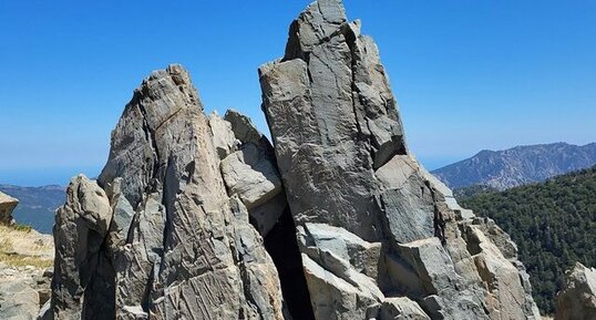 Corse - Vivario - Bocca Palmente - Granodiorite