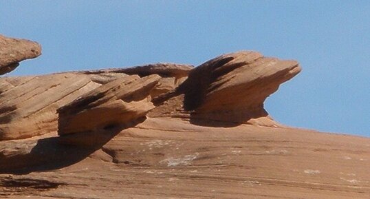 Erosion éolienne dans les grès de Colorado N.M.