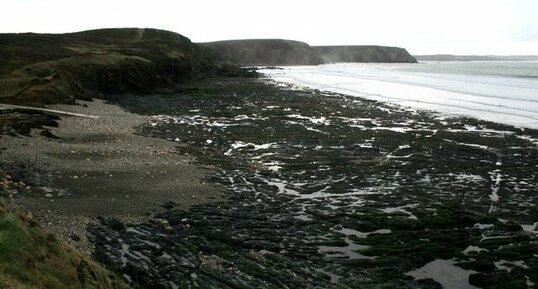 Plage du Veryac'h dégraissée