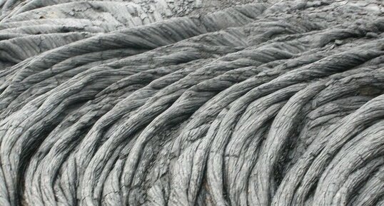 lave Pahoehoe cordée, Hawaii-Big Island