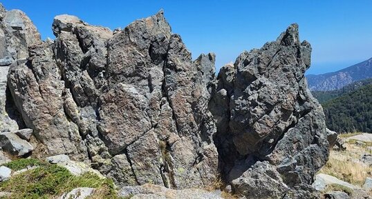 Corse - Vivario - Bocca Palmente - Granodiorite