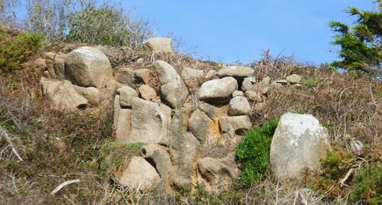 Granite de Flamanville altéré en boules
