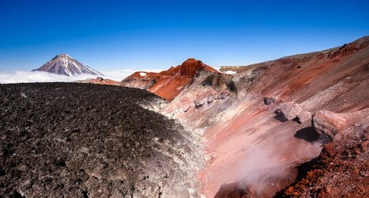 Sommet du volcan Avachinsky - Kamtchatka