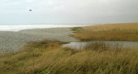 Cordon de galets (baie d'Audierne)
