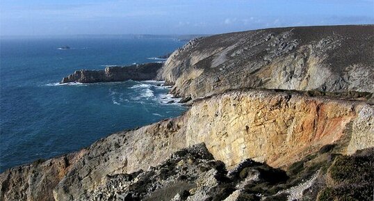 Falaises au cap de la Chèvre